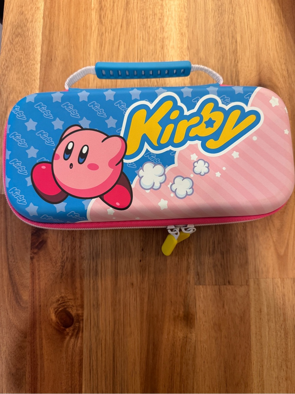 Kirby Hard Shell Carry Case for Nintendo Switch Accessories - Pink & Blue